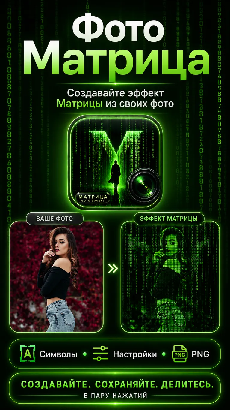 Матрица - Фото эффект