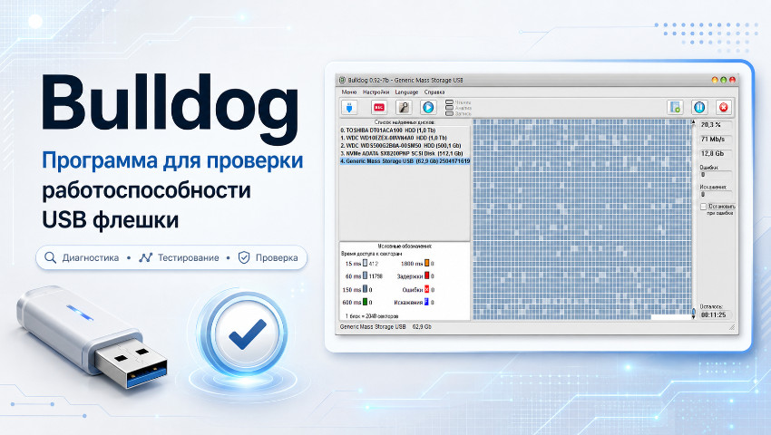 Как проверить новую USB флешку на брак