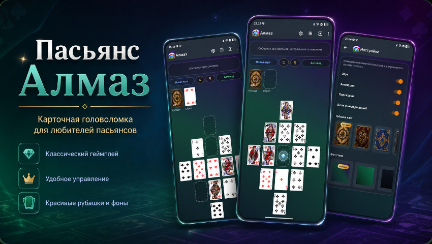 Пасьянс Алмаз